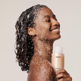 OUAI Thick Hair Shampoo Refill 32 Oz side view