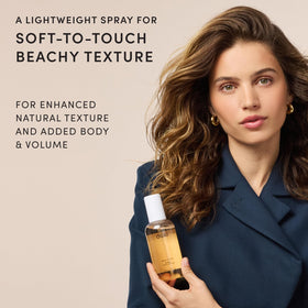 OUAI Wave Spray 6 Fl Oz back view showing ingredients