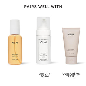 OUAI Wave Spray 6 Fl Oz on a vanity