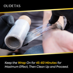 Oudetas Numbing Cream 1.39 fl oz back view with usage instructions