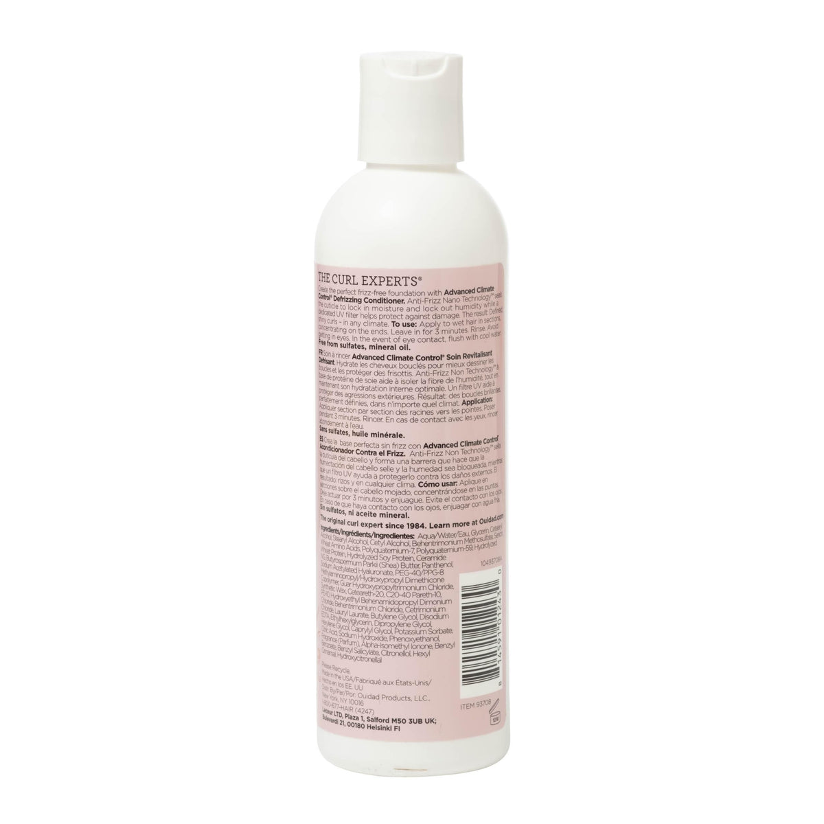 Ouidad Advanced Climate Control Defrizzing Conditioner with curls styled