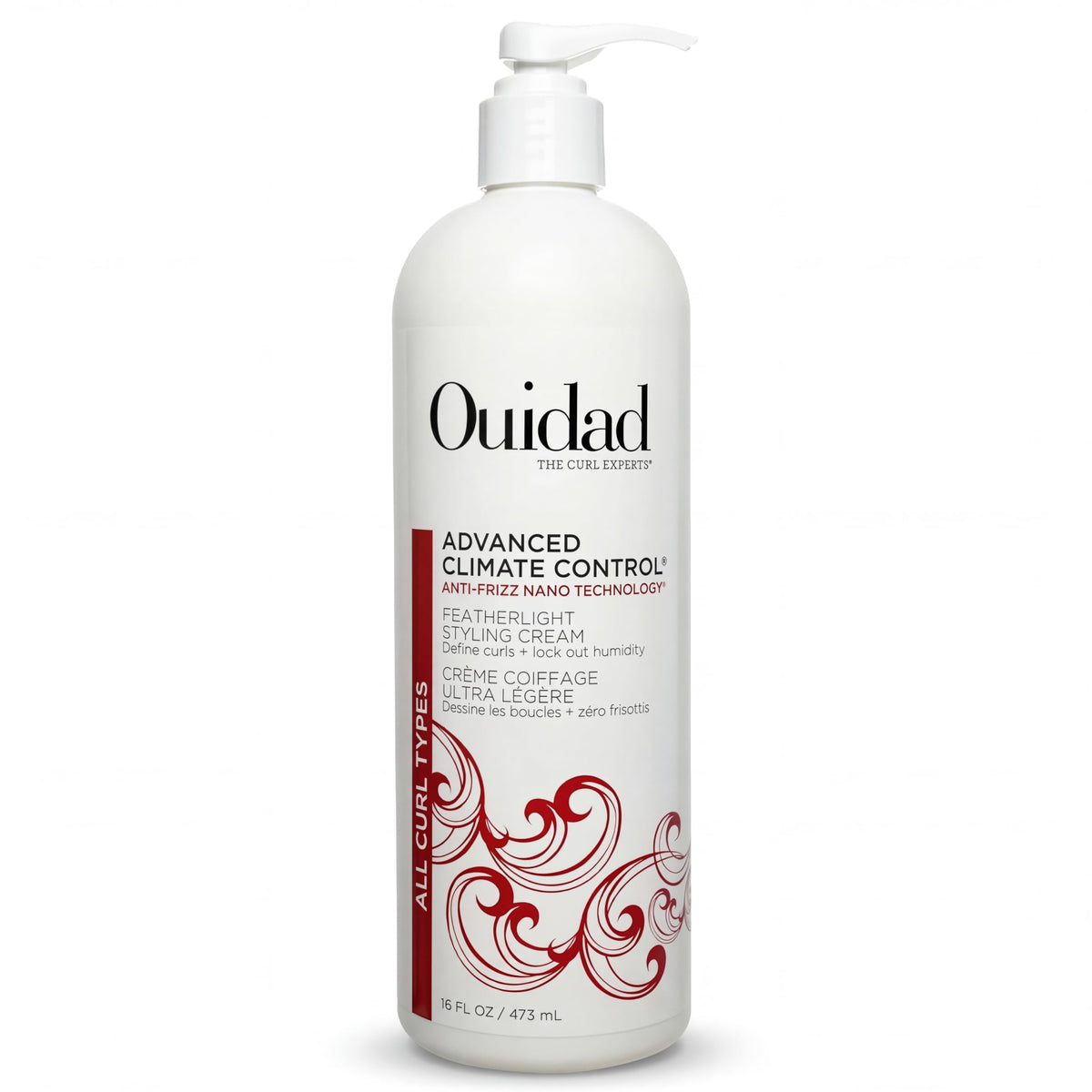 Ouidad Advanced Climate Control Featherlight Curls Styling Cream front view