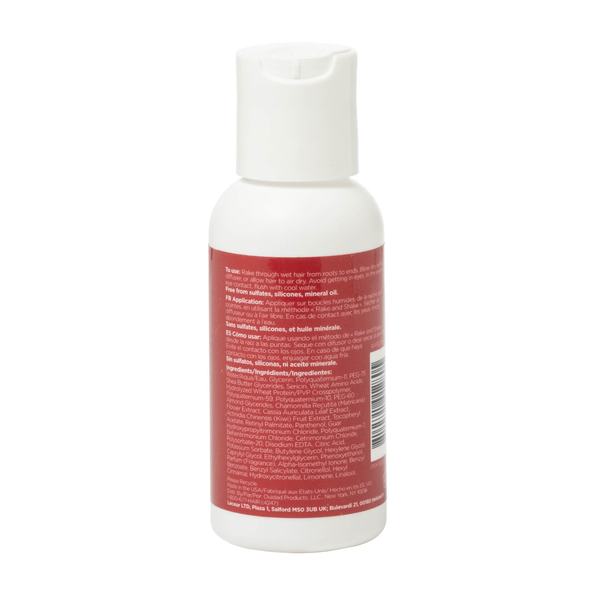 Ouidad Curl Gel being applied to hair