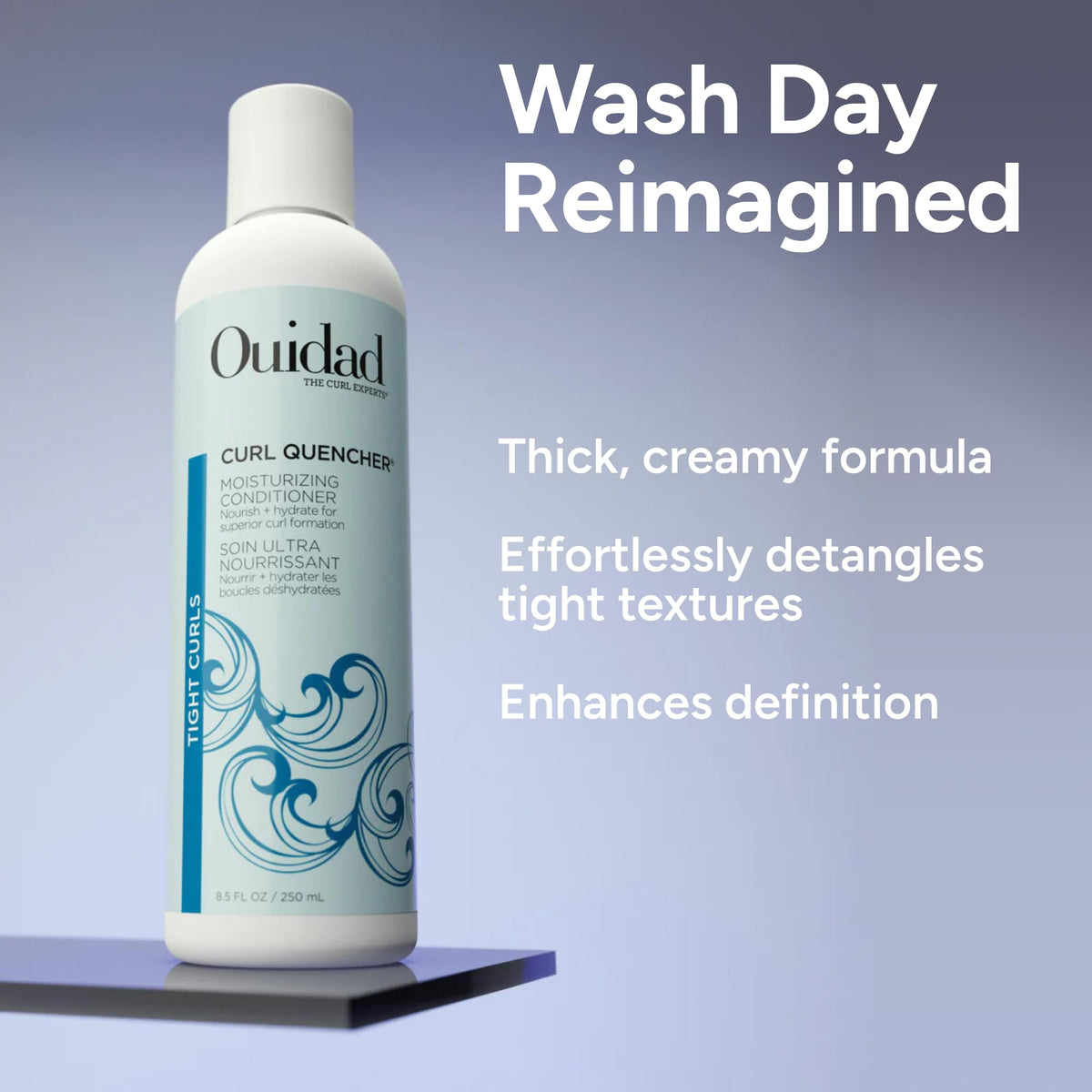 Ouidad Curl Quencher Moisturizing Conditioner texture close-up