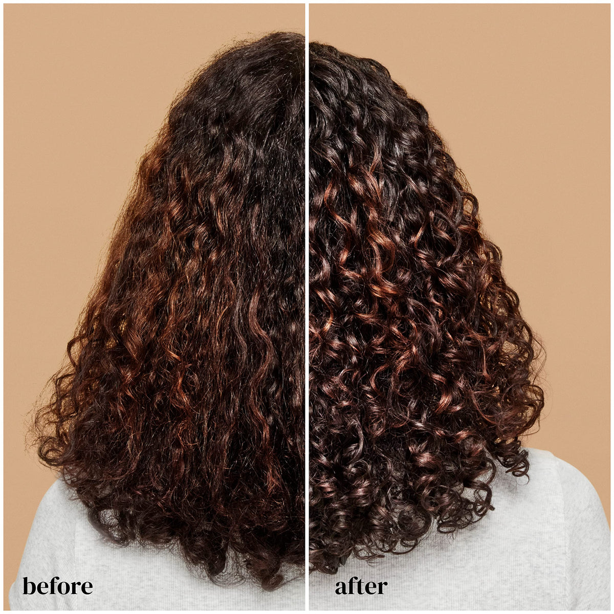 Ouidad Featherlight Curls Cream application on damp hair