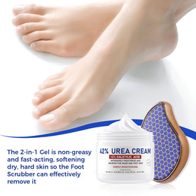 OUKEYA 42% Urea Cream with texture close-up