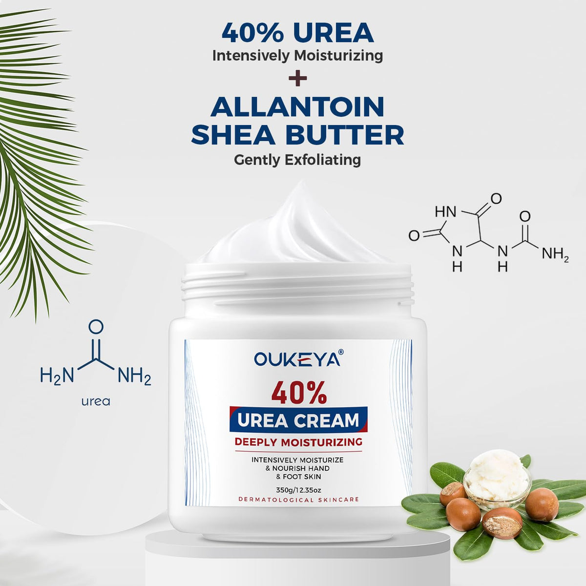 OUKEYA Urea Cream 40% on feet