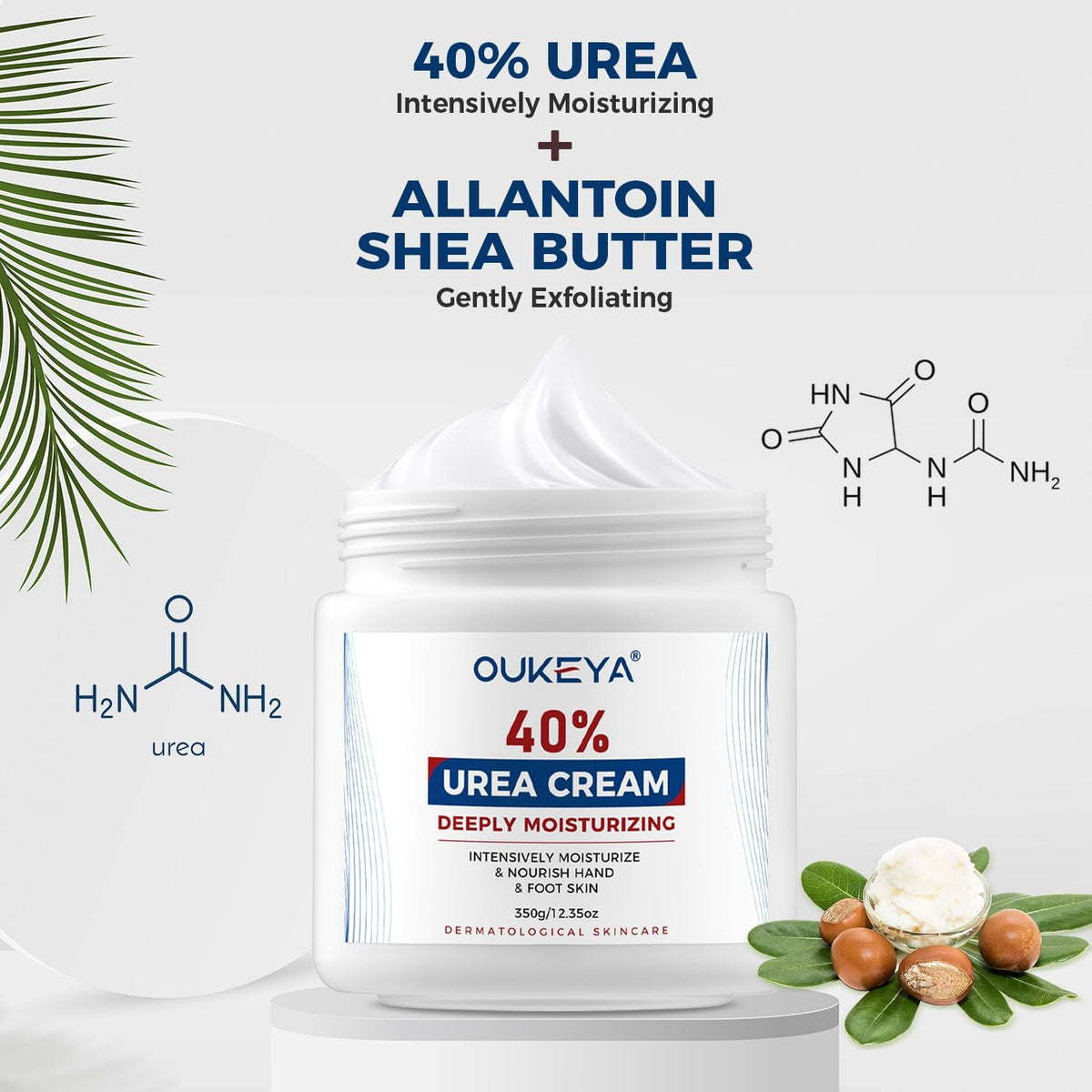 OUKEYA Urea Cream 40% texture close-up