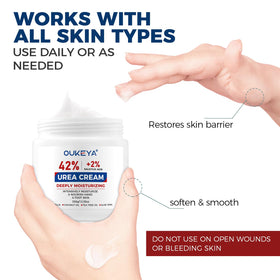 OUKEYA Urea Cream 42% lifestyle scene