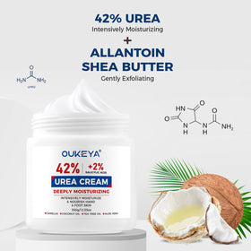 OUKEYA Urea Cream 42% texture close-up
