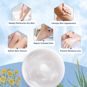 OUKEYA Urea Foot Cream 12.35 oz back view