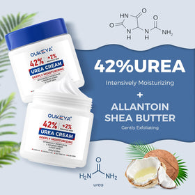 OUKEYA Urea Foot Cream 12.35 oz packaging