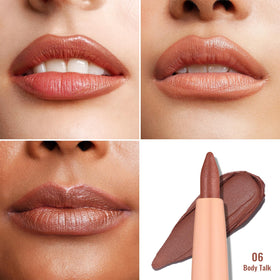 Oulac Brown Lip Liner Pencil in packaging