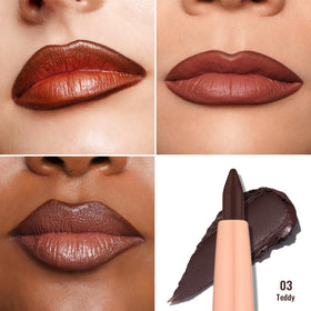 Oulac Brown Lip Liner Pencil tip close-up