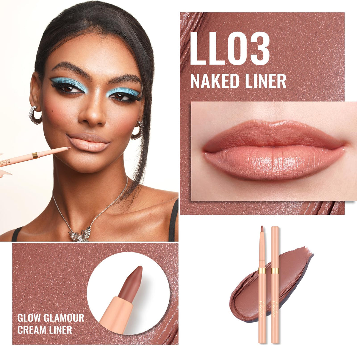 Oulac lip liner retractable design close-up
