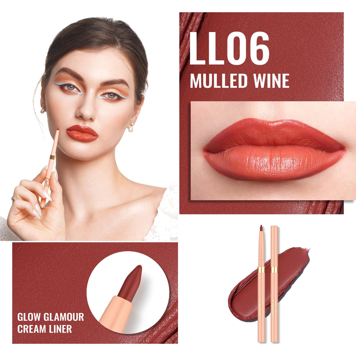 Oulac lip liner retractable design close-up