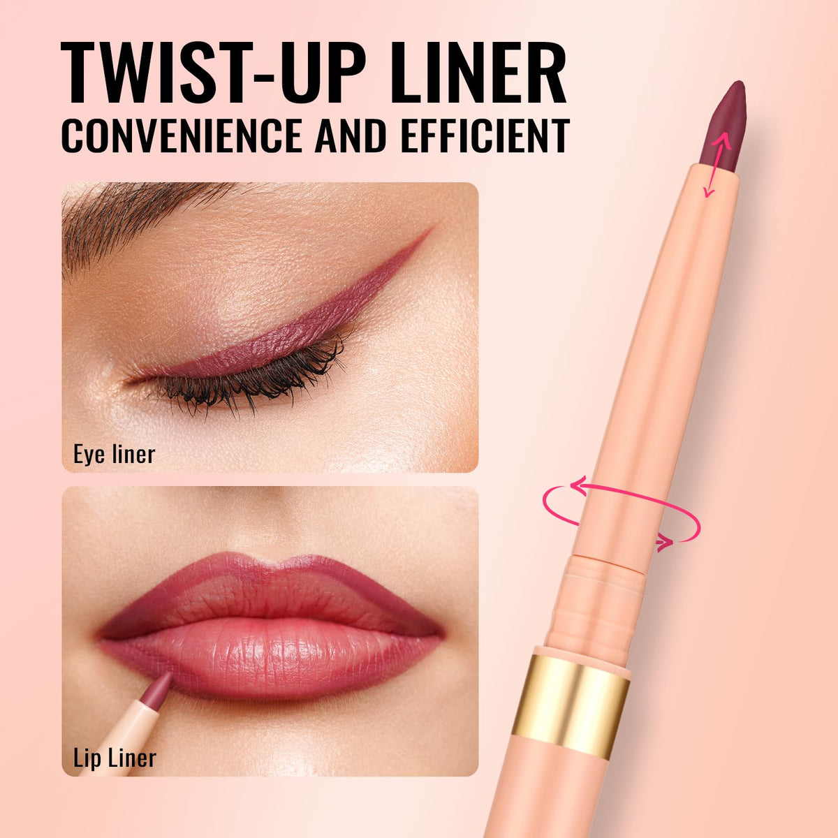 Oulac lipliner pencil in hand