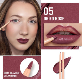 Oulac lipliner pencil showing retractable design