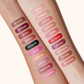 Oulac Lipstick with ingredients displayed