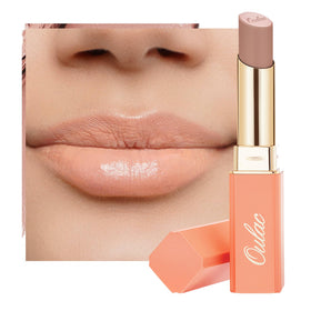 Oulac Nude Lipstick Peach Matte 4g front view