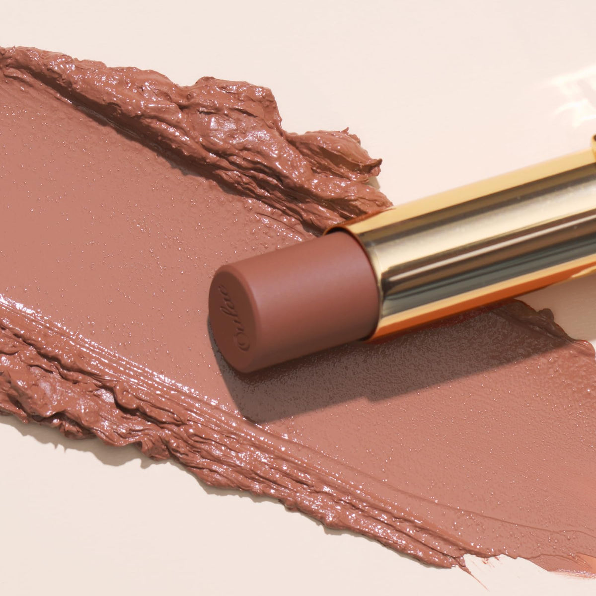 Oulac Satin Matte Lipstick in hand
