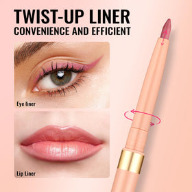 Oulac Waterproof Lipliner Pencil LL01 Dusty Rose side view