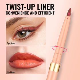 Oulac Waterproof Lipliner Pencil LL05 Seductive application on lips