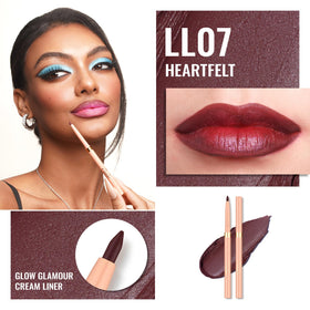 Oulac Waterproof Lipliner Pencil LL07 Heartfelt retractable tip
