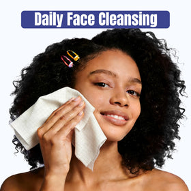 Ourmed Life Clean Face Towels showing biodegradable packaging
