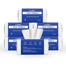 ourmed life disposable face towels pack front view