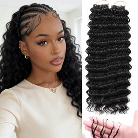 Outernice Curly Feather Crochet Hair 100 roots overview