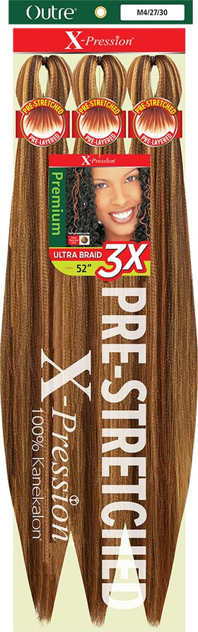 Outre X-Pression Braid styled in a braid