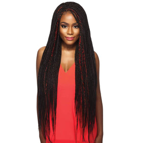 Outre X-Pression Kanekalon braid packaging with 5-pack detail