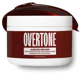 oVertone Auburn Brown Color Depositing Hair Mask front view