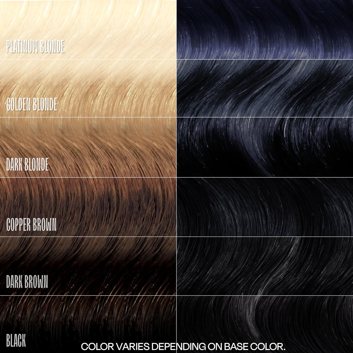 oVertone Black Velvet Color Depositing Daily Conditioner with hair strands