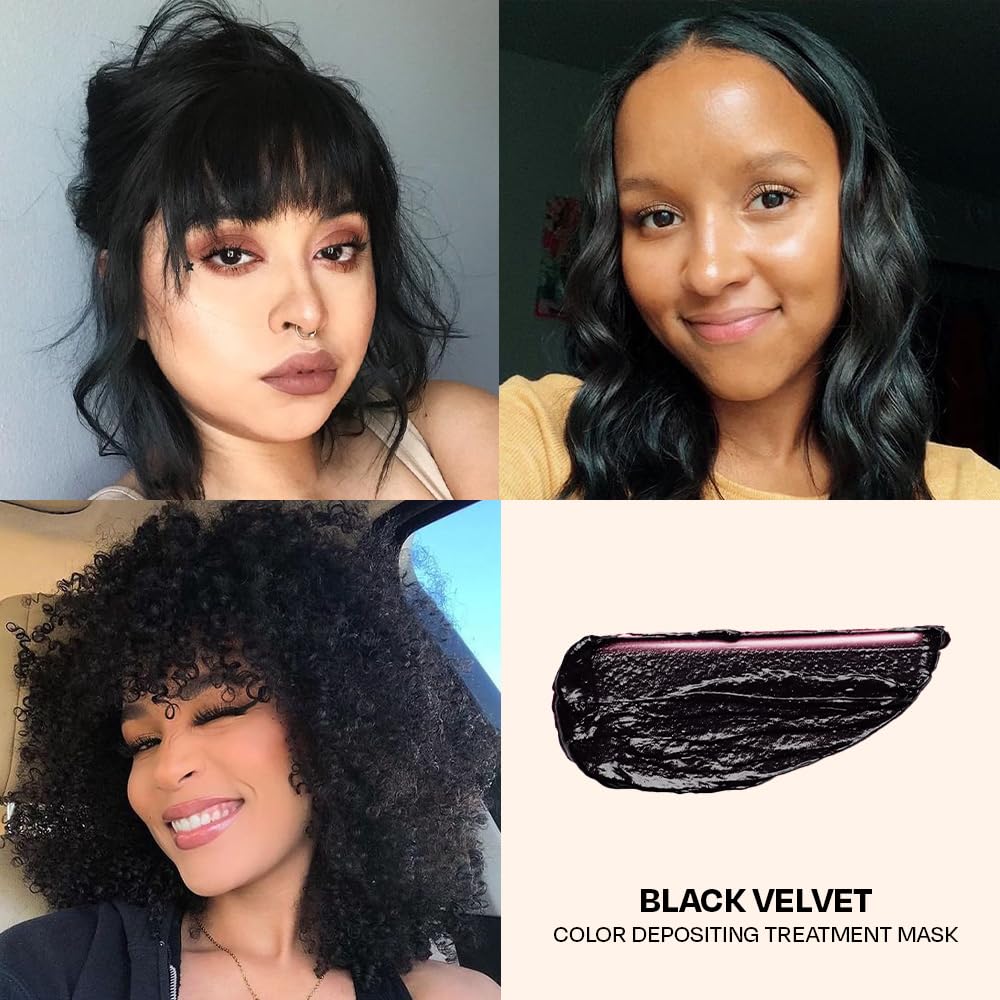 oVertone Black Velvet conditioner application process