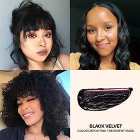 oVertone Black Velvet conditioner application process