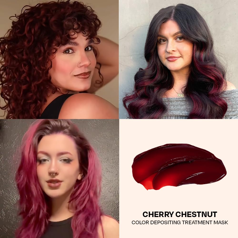 oVertone Cherry Chestnut Conditioner with coconut oil and shea butter