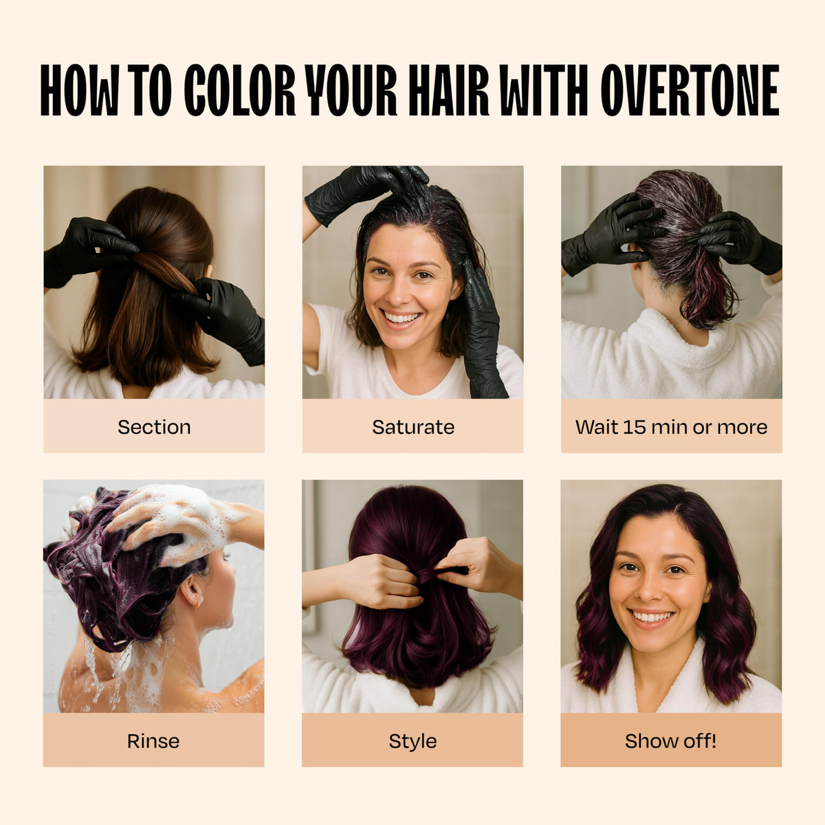 oVertone Cherry Chestnut Hair Mask ingredients list