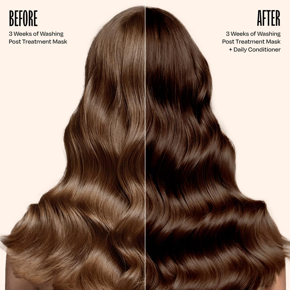 oVertone Chocolate Brown Conditioner texture on hand