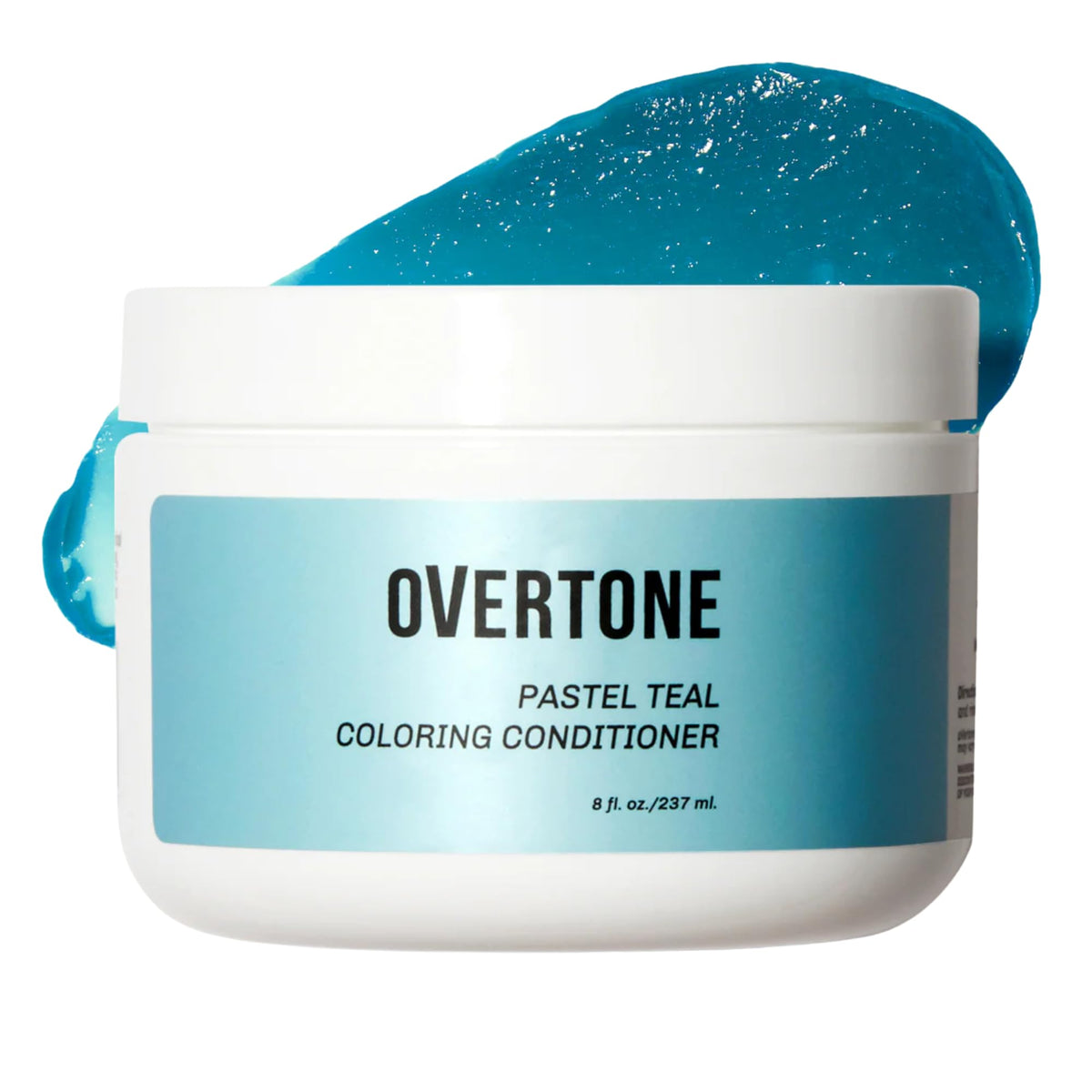 oVertone Color Depositing Hair Mask Pastel Teal front view