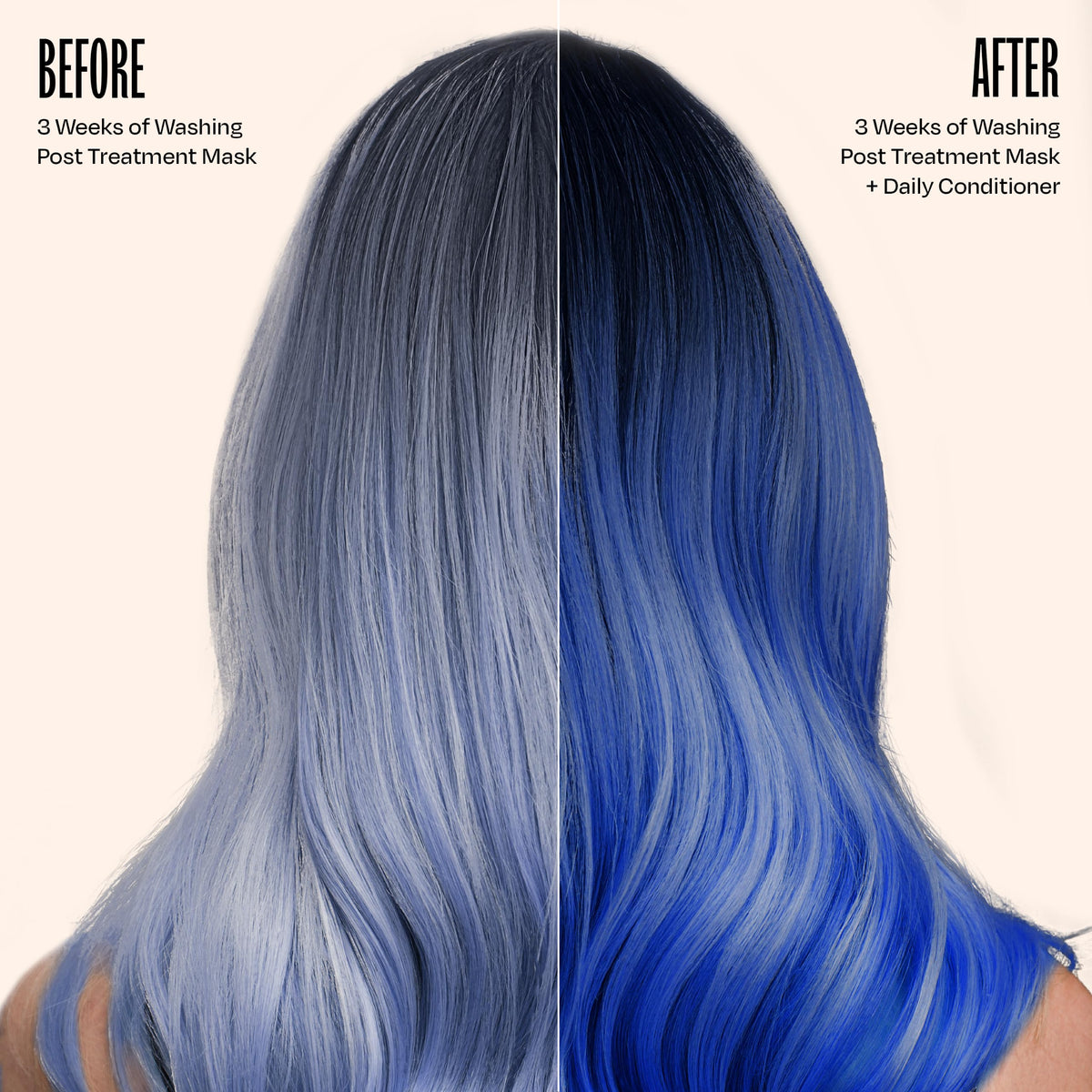 oVertone Cosmic Cobalt Conditioner side view showing packaging details