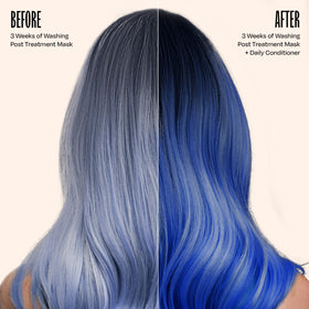 oVertone Cosmic Cobalt Conditioner side view showing packaging details