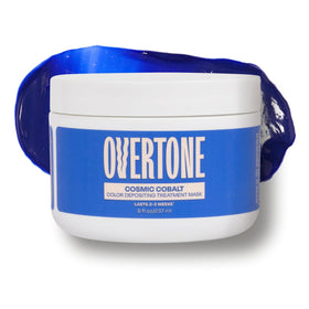 oVertone Cosmic Cobalt Hair Mask front view 8 oz