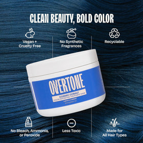 oVertone Cosmic Cobalt Hair Mask ingredients list