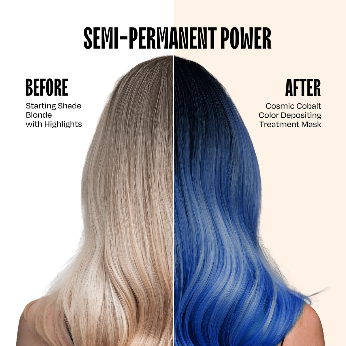 oVertone Cosmic Cobalt Hair Mask texture close-up