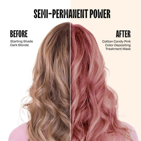 oVertone Cotton Candy Pink Hair Mask packaging