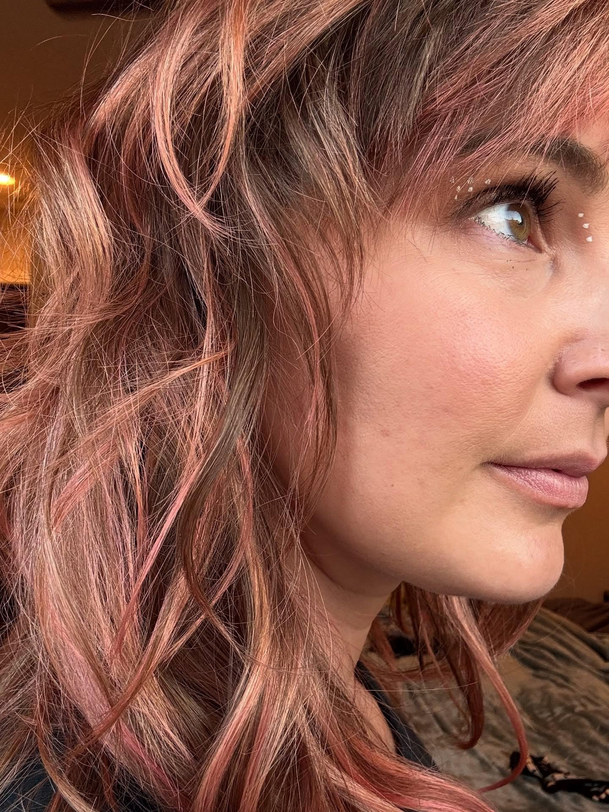 oVertone Desert Rose conditioner application process