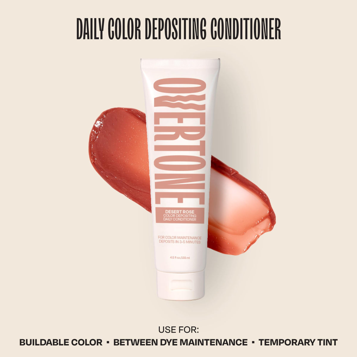 oVertone Desert Rose conditioner in shower setting