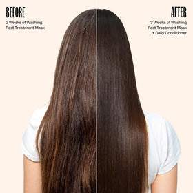 oVertone Espresso Brown Conditioner in a shower setting